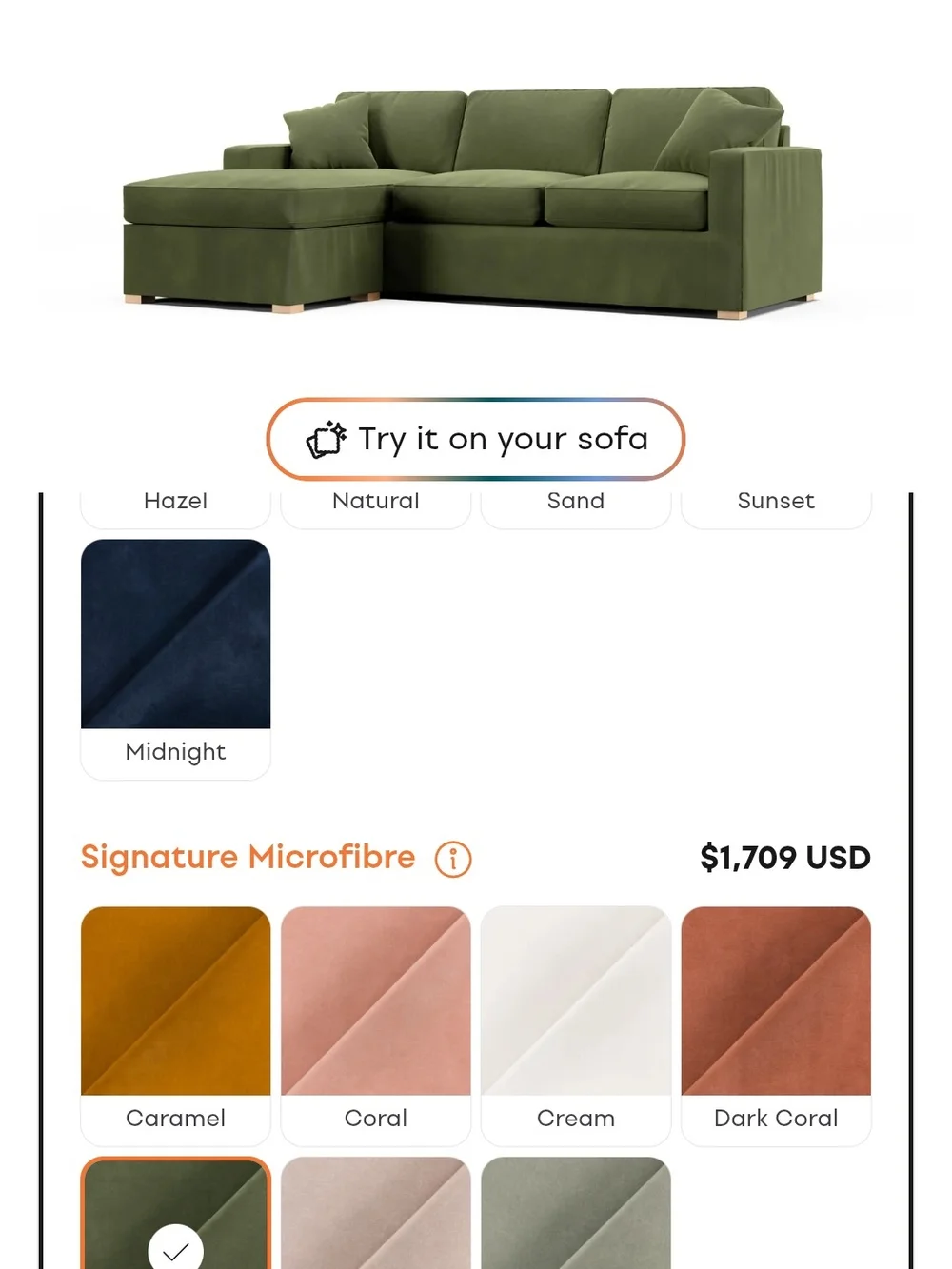 Comfort Works Slipcover for Room & Board York 98